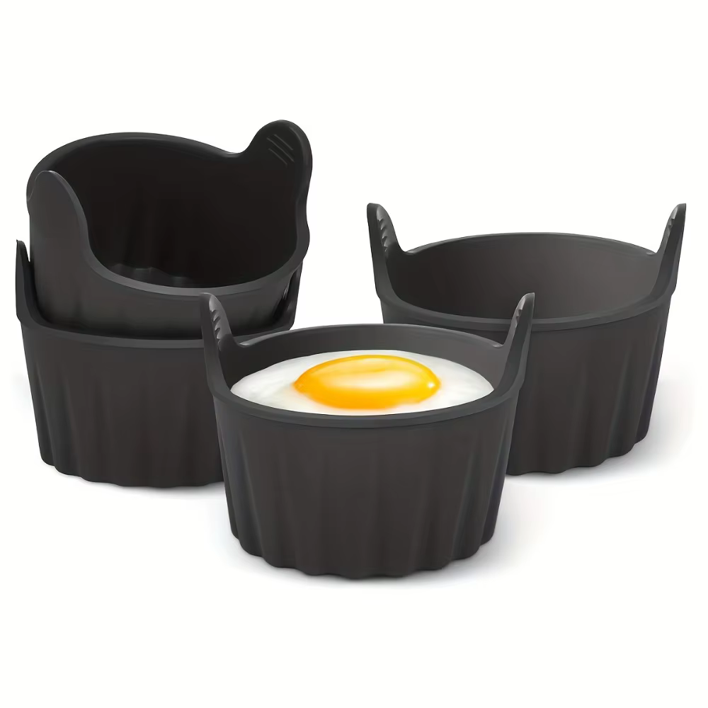 Moules de cuisson antiadhésifs pour friteuse à air et cuiseur vapeur, réutilisables et compatibles l
