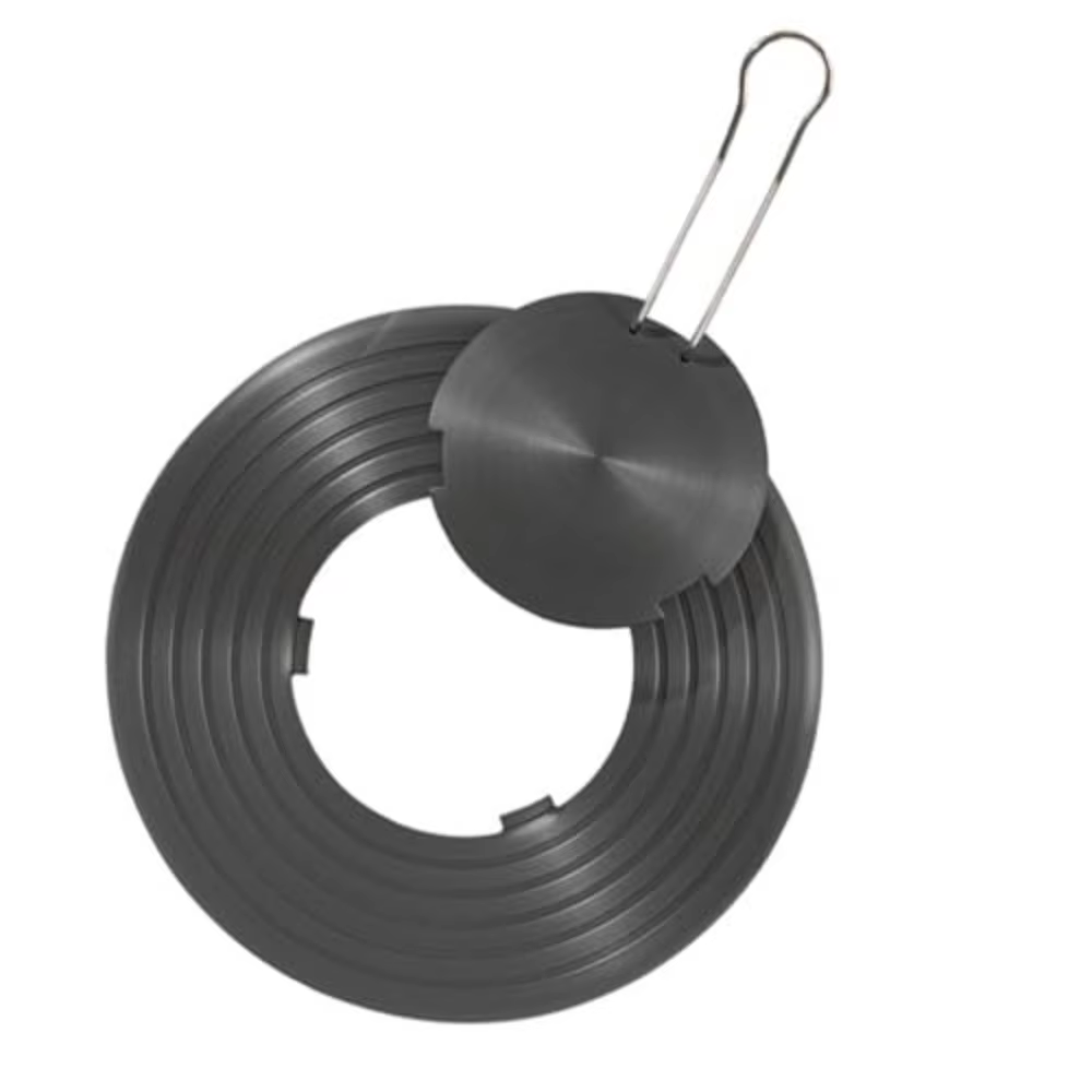 Plaque conductrice de chaleur pour cuisinière à gaz en alliage d'aluminium, 7.08 à 11.8 pouces, poig