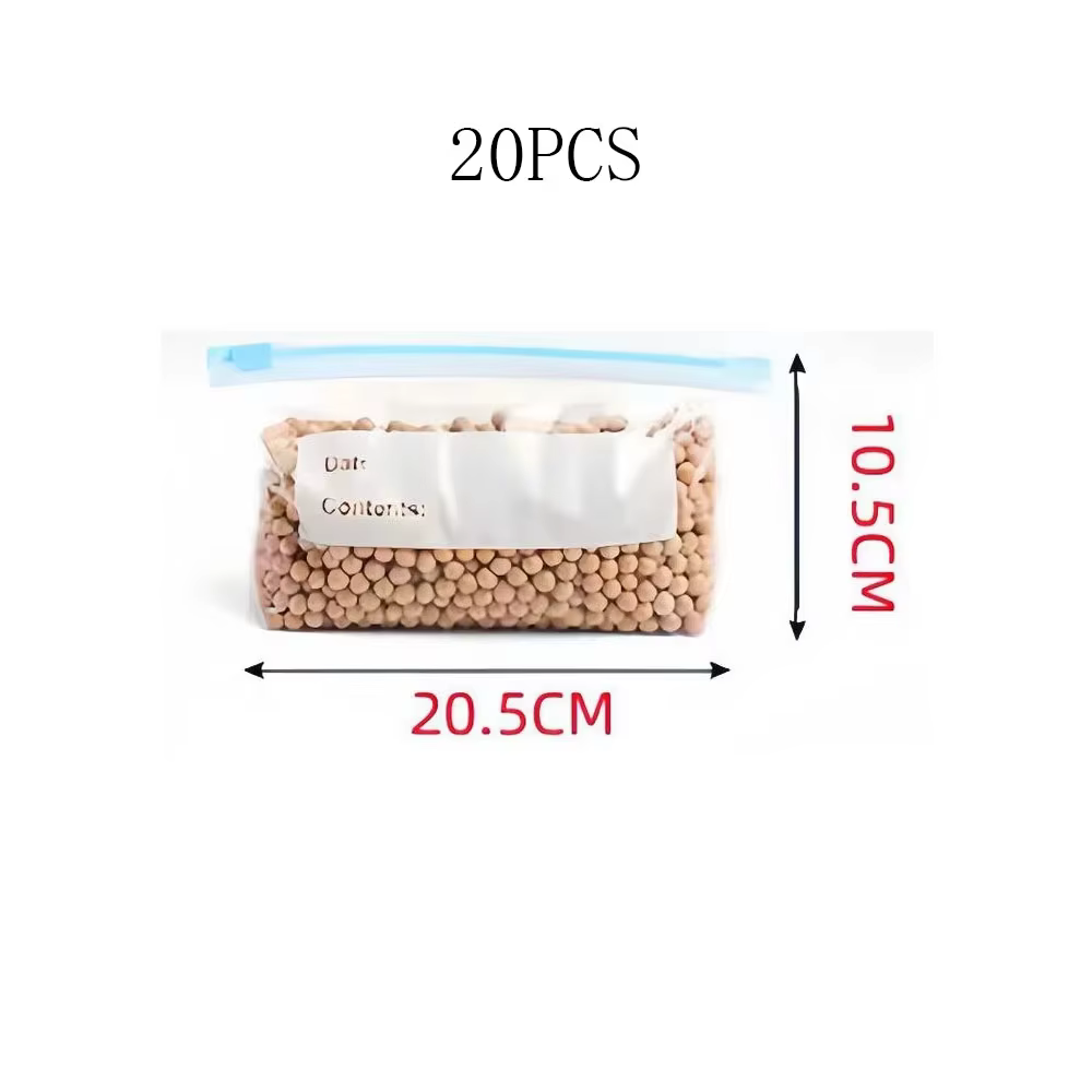 Sacs de conservation des aliments, sacs de congélation sans BPA, sacs étanches réutilisables, sacs d