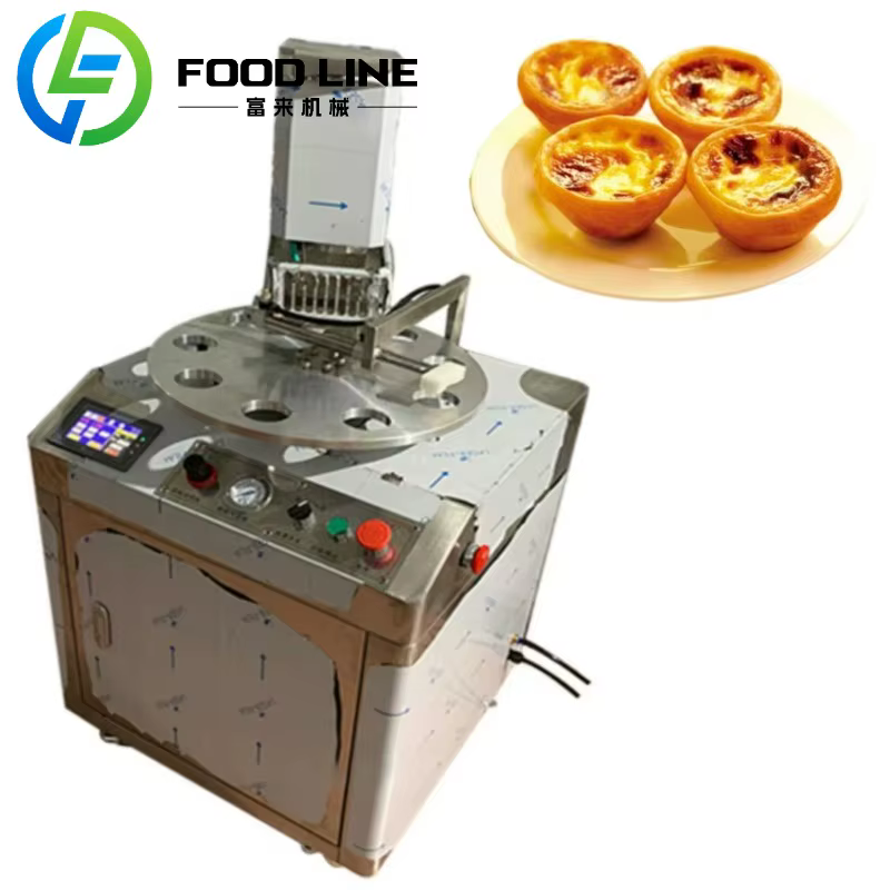 Machine efficace de formage de croûte de tarte aux œufs, Machine à tarte aux œufs entièrement automa