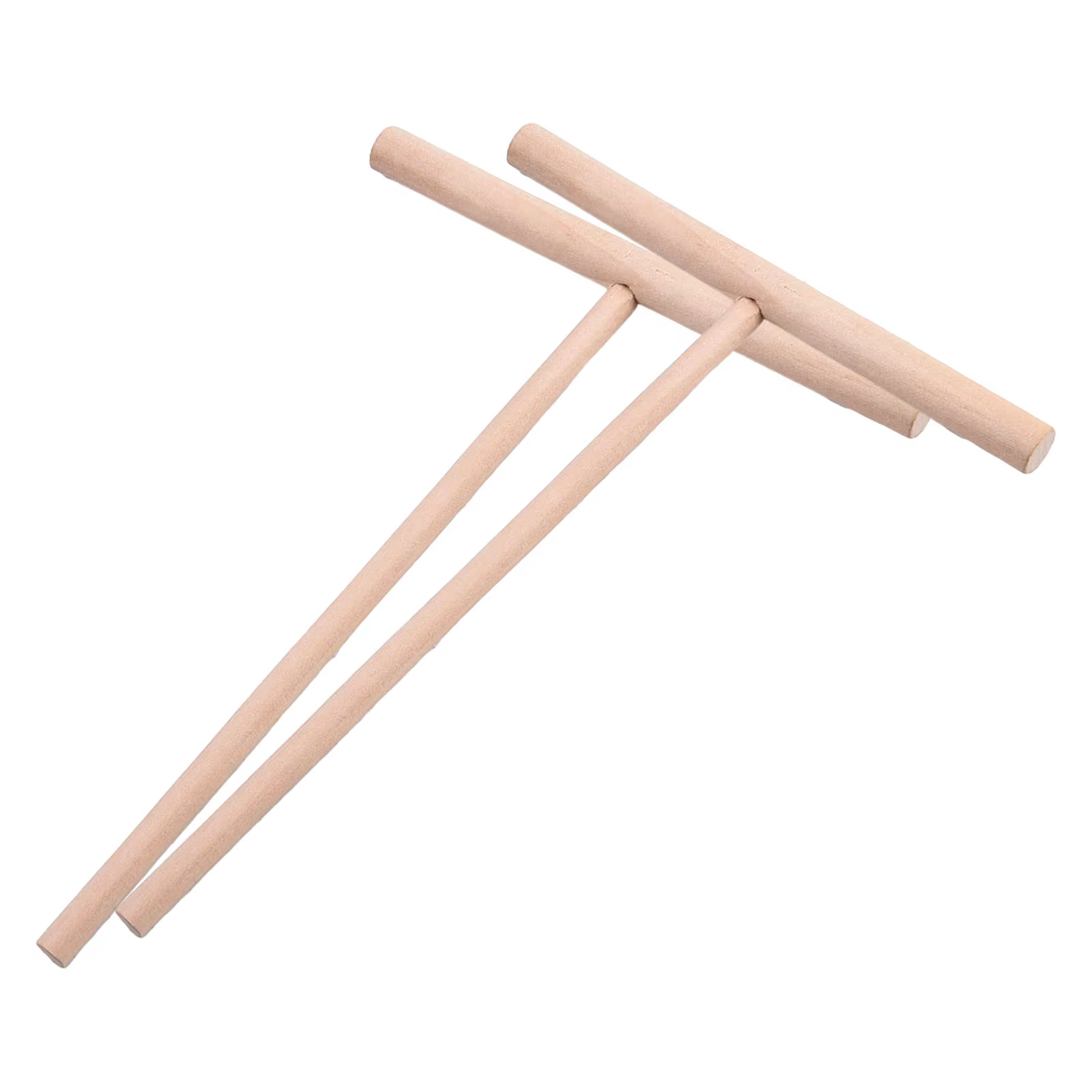 Épandeur de crêpes en bois, 2 pièces, pâte à crêpes domestique, outil de pâtisserie en forme de T, a
