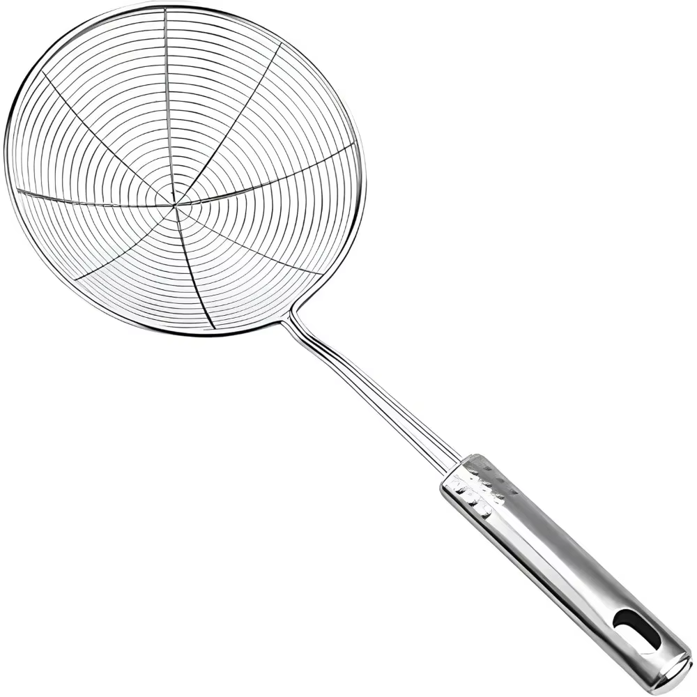 Passoire araignée en acier inoxydable pour la cuisson de frire, cuillère d'écumoire multifonctionnel