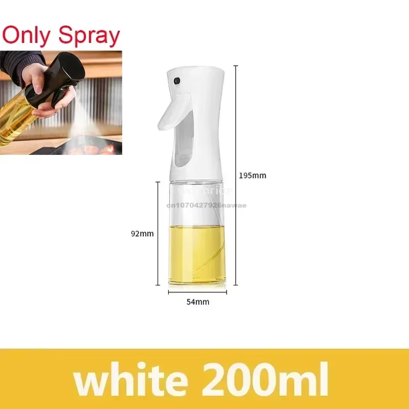 Bouteille de pulvérisation d'huile 2 en 1, en plastique, pour cuisine, Barbecue, distributeur d'huil