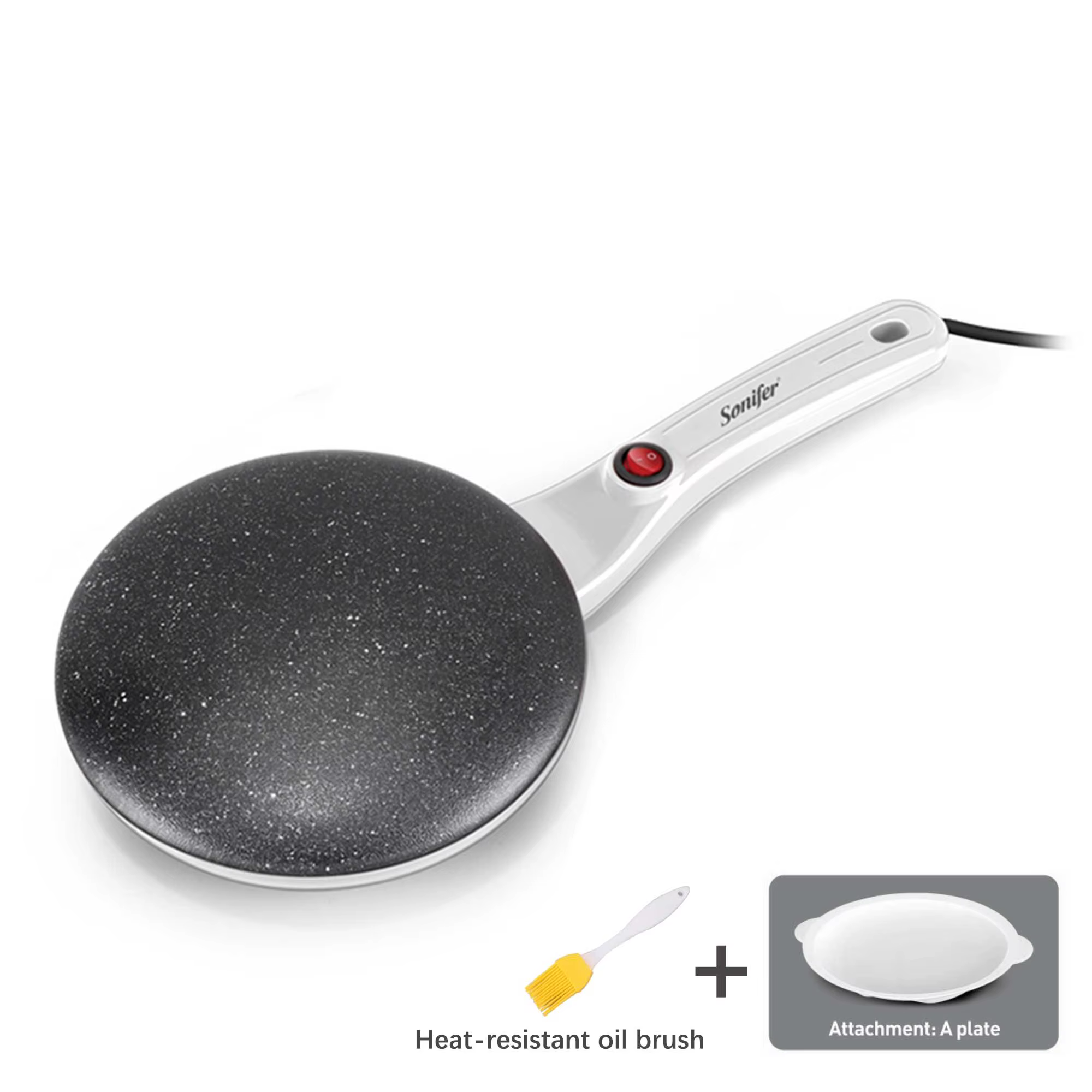 Sonifer – crêpière électrique antiadhésive, Machine à crêpes, Pizza, plaque de cuisson, appareil de