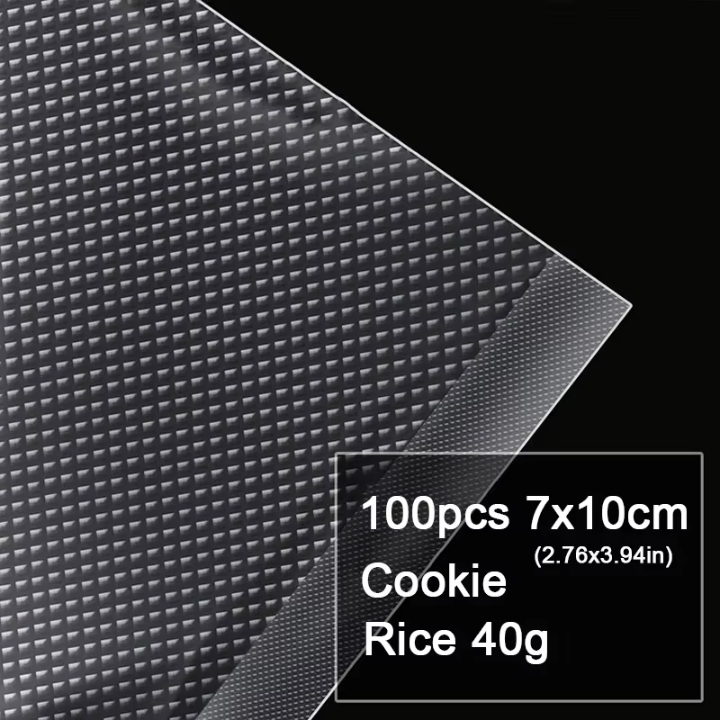 Sacs de scellage sous Vide pour aliments, 100 pièces, pour conserver les aliments Sous Vide, sac de 