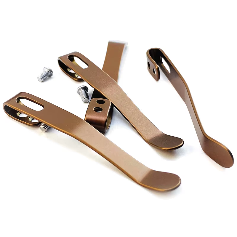 Clip de couteau pliant en acier inoxydable 420, clip arrière, pince de poche, accessoires de bricola