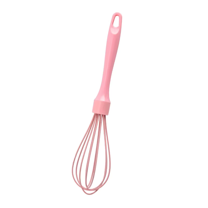 Fouet à œufs manuel en Silicone résistant à la chaleur, 25cm, pâtisserie, revêtement résistant aux r