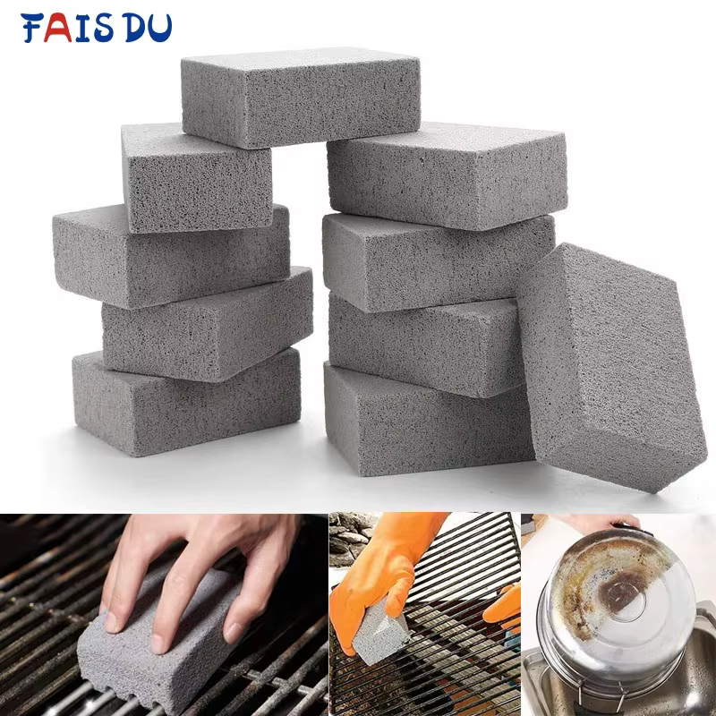 FAIS DU BBQ Grill nettoyage brique bloc gril pierre supports taches graisse nettoyant BBQ outils pou