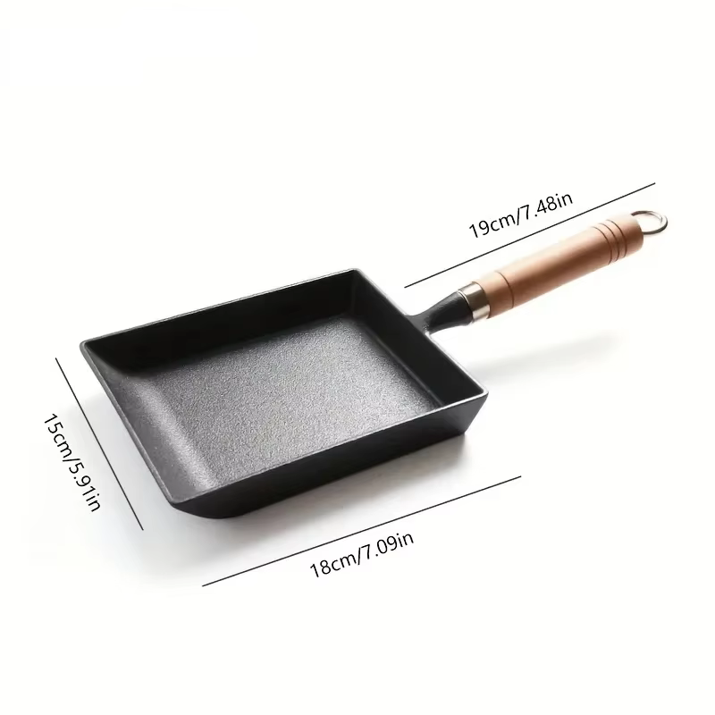 Ustensiles de cuisine japonais antiadhésifs, poêle à œufs, poêle à crêpes, poêle en fonte, outils de