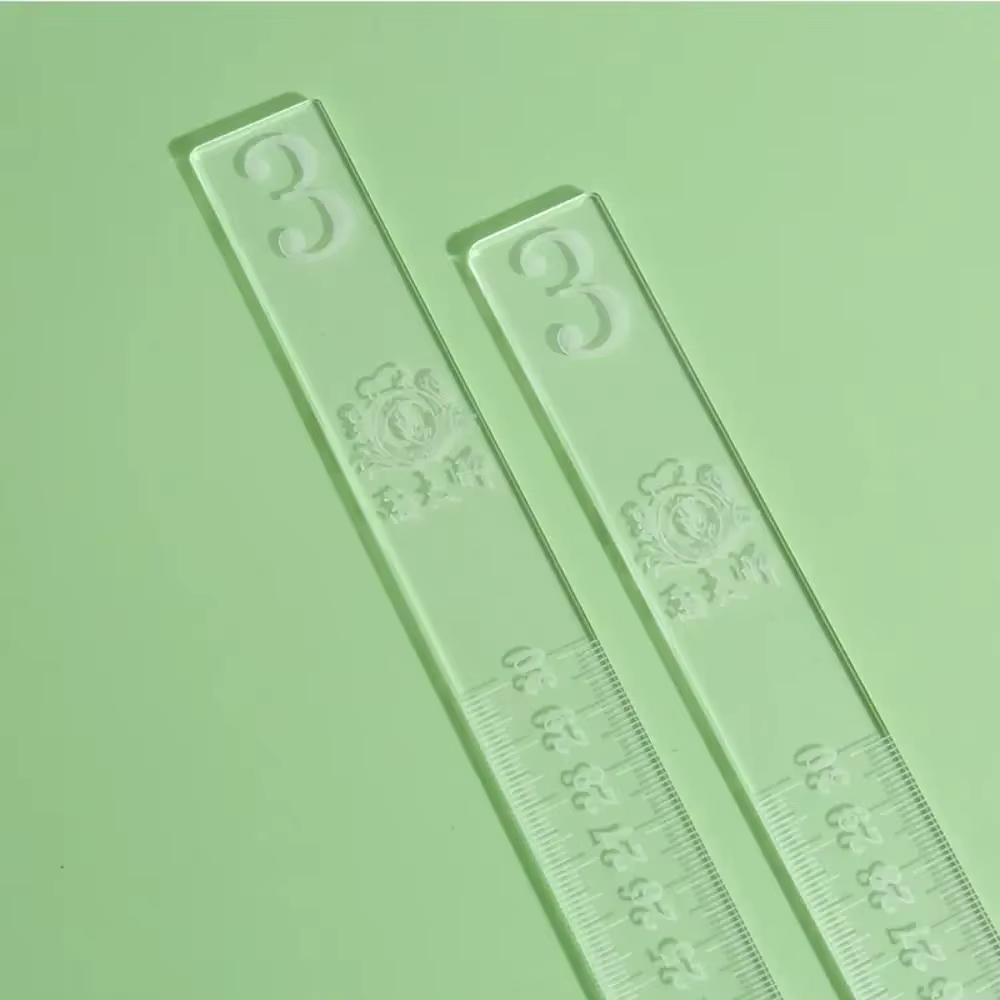 Règle d'équilibre en acrylique pour gâteau à strass, outil de roulement, plus lisse, épaisseur de gl