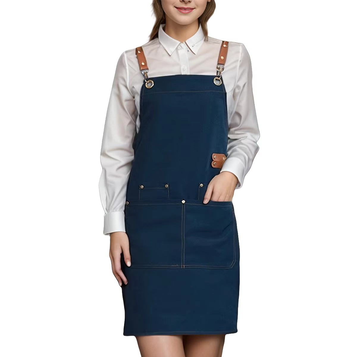 Tablier de chef pour serveur de restaurant de cuisine d'hôtel; tablier de travail pour restaurant po