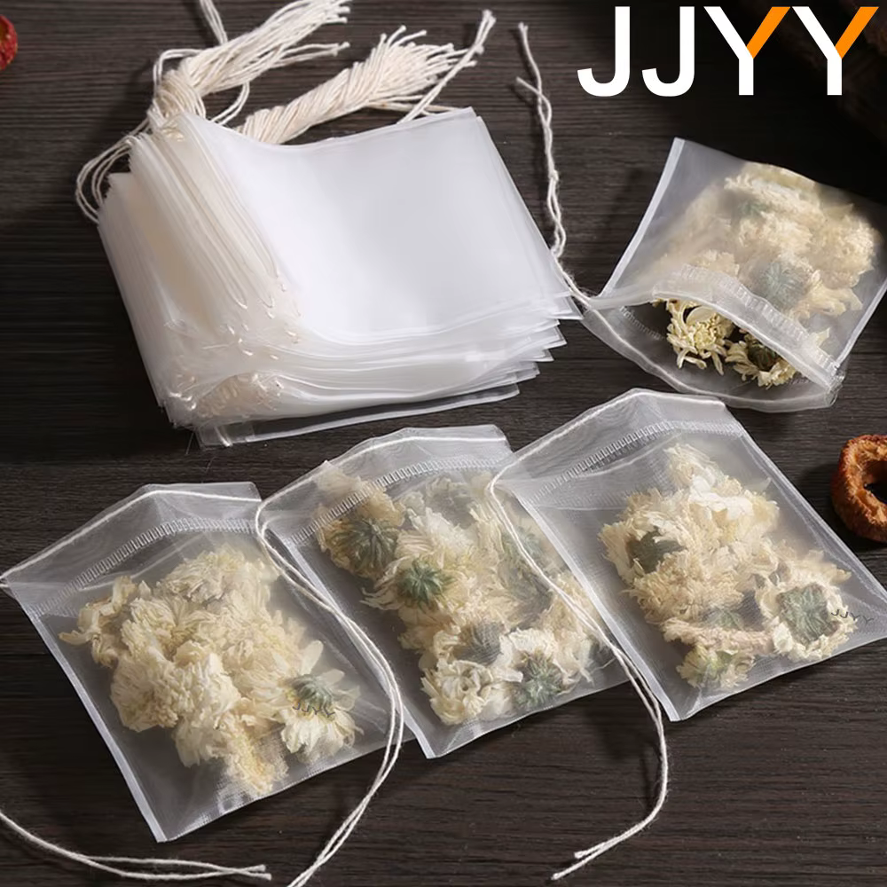 JJYY-Sachets Filtrants pour Infuseur à Thé, Sachets de Thé au Poulet avec Ficelle, Scellé, Tissu Non
