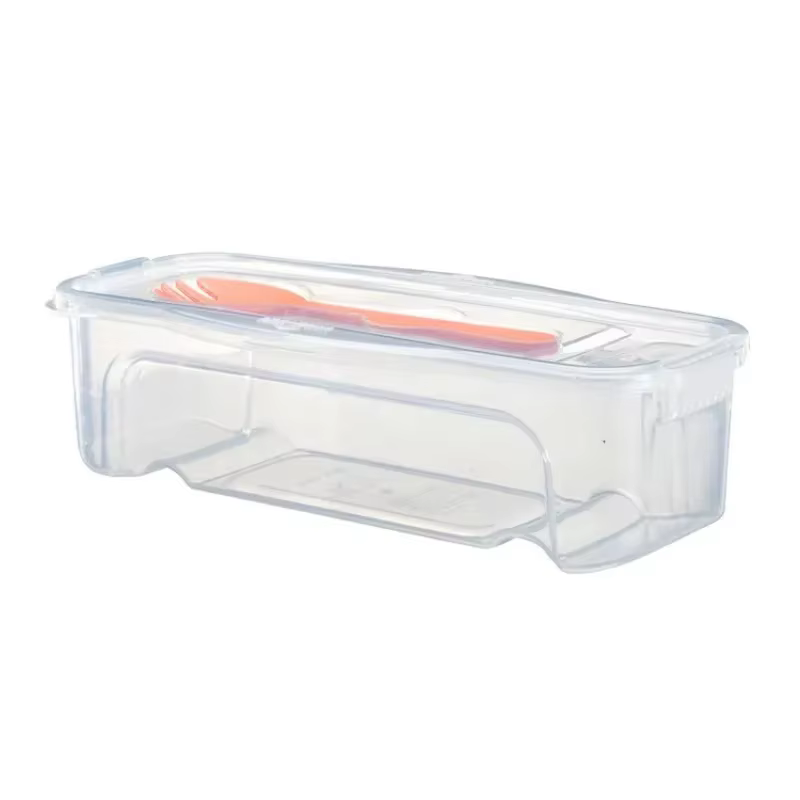 Boîte de cuisson de nouilles de grande capacité, chauffage au micro-ondes avec fourchette, cuillère,