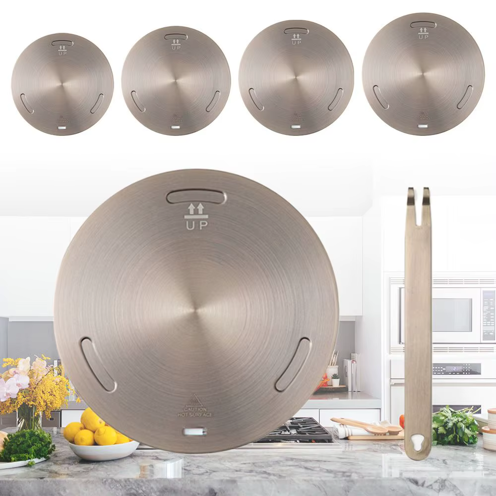 Plaque de Conduction de chaleur pour cuisinière à Induction de cuisine, diffuseur de chaleur en acie