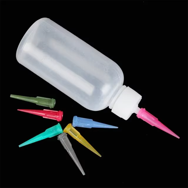 Outils de pâtisserie de cuisson de décoration de gâteau, Pot à confiture de 50ML avec 7 buses, 1 bou
