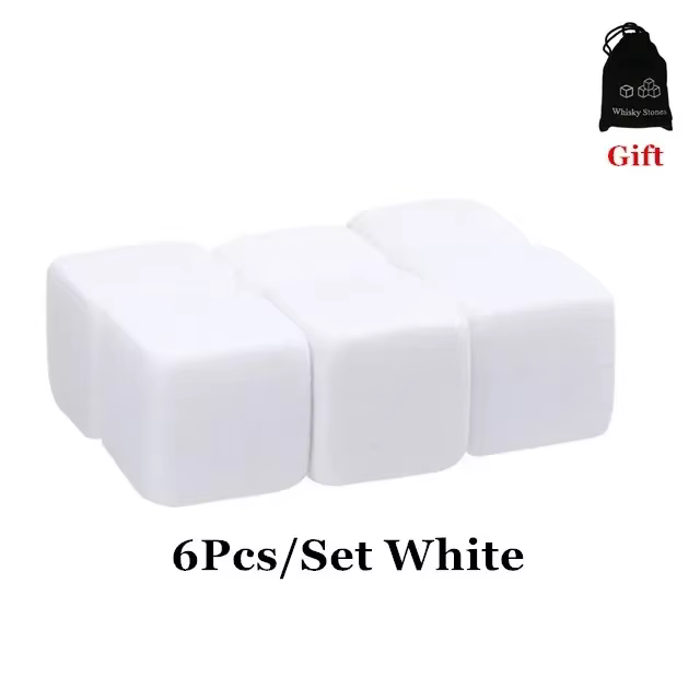 6 pierres à whisky réutilisables, glaçons réutilisables pour whisky, pierres naturelles pour whisky,