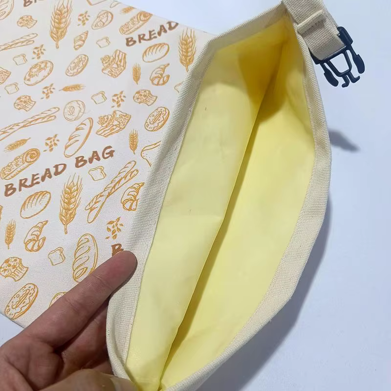 Sac de stockage des aliments 30x39cm, sac à pain en cire d'abeille réutilisable, garde la fraîcheur