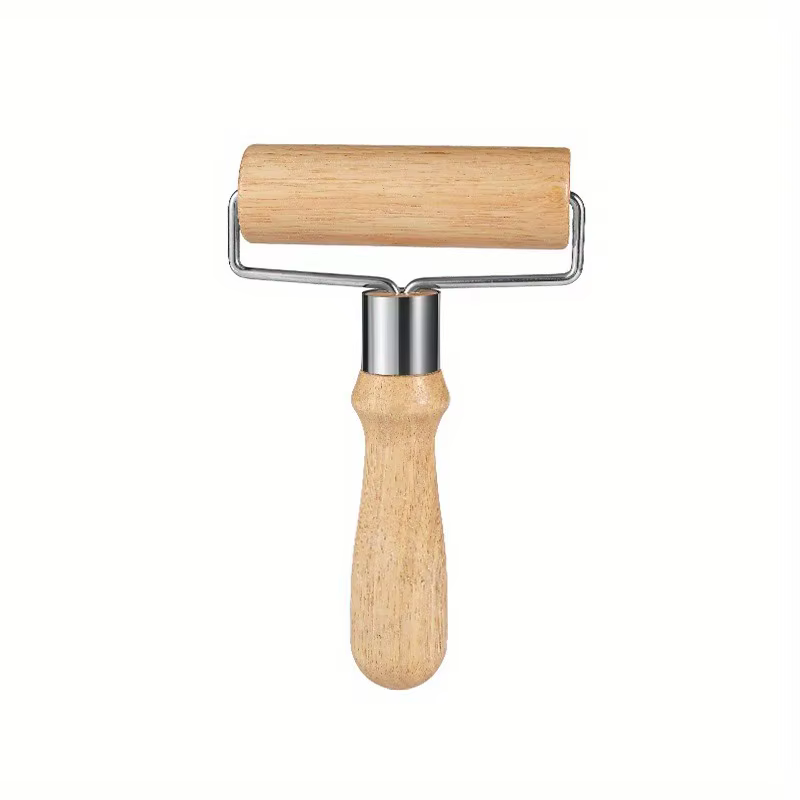 Rouleau à pâtisserie en bois pour la cuisson, rouleau à pâte à tête unique avec poignée optique, out