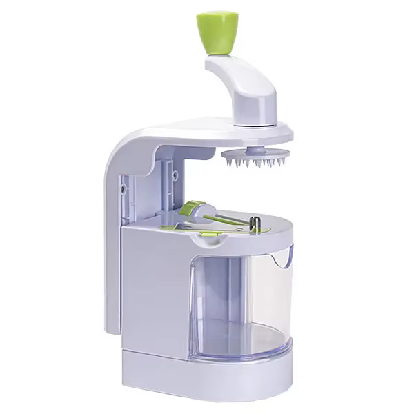 Spiralizeur de légumes 4 en 1, lame rotative, machine à nouilles de Zucchini avec ventouse, coupe-lé