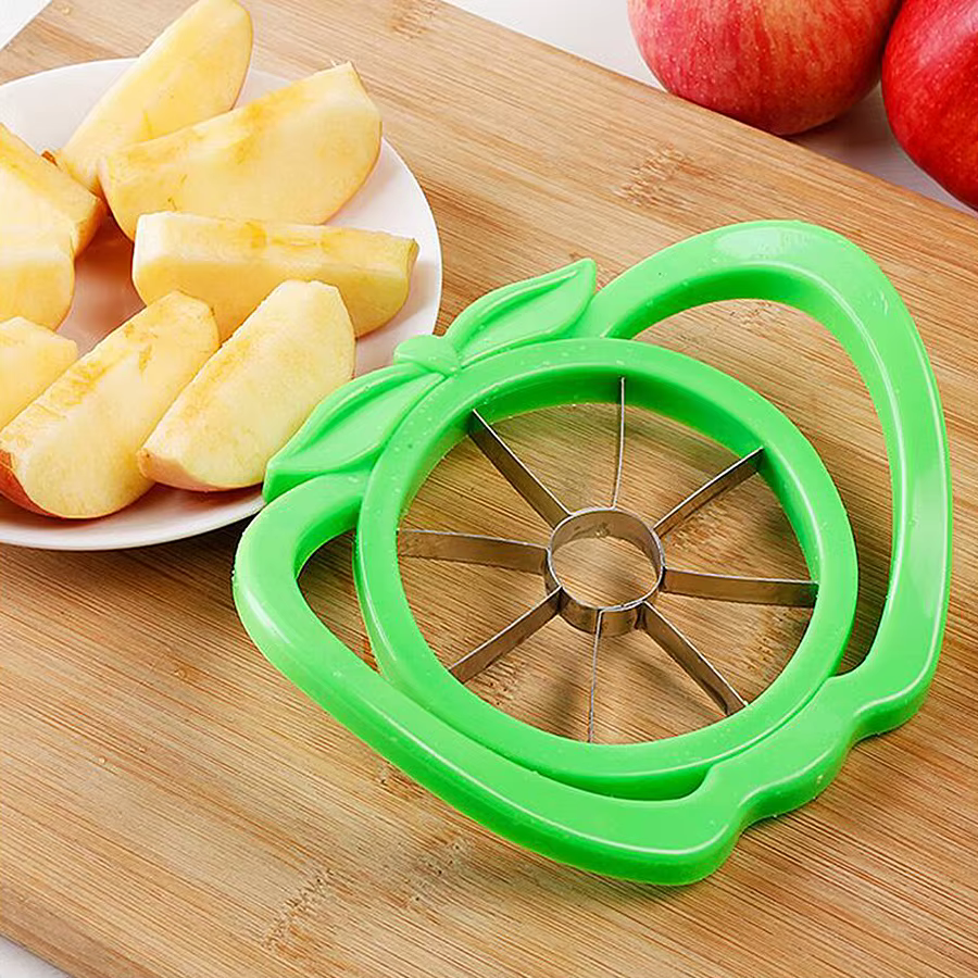 Coupe-fruits multifonctionnel : couteau à pommes et poires, hachoir à légumes, outil de cuisine pour