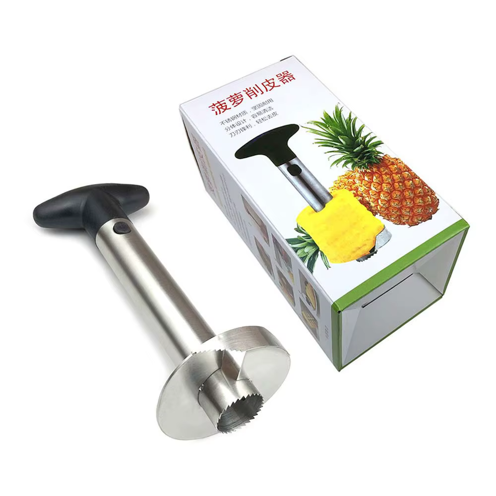 Coupe-ananas en acier inoxydable, extracteur d'ananas, éplucheur, séparateur de noyau, éplucheur rot
