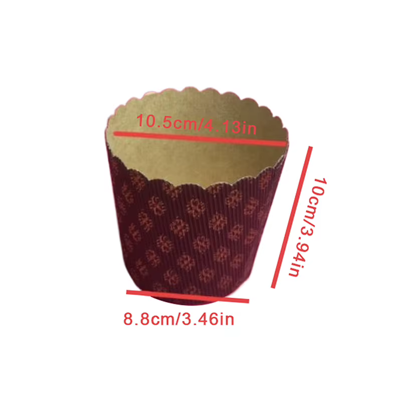 Lot de 5 moules en carton en forme de colombe de 4/5 pouces pour pâtisserie, pain, gâteau, emballage