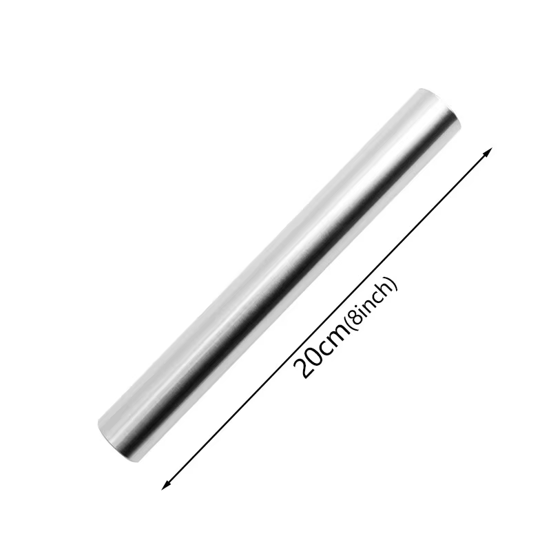 Rouleau à pâtisserie en acier inoxydable, rouleau de pâtisserie pour pain, outil de cuisson antiadhé