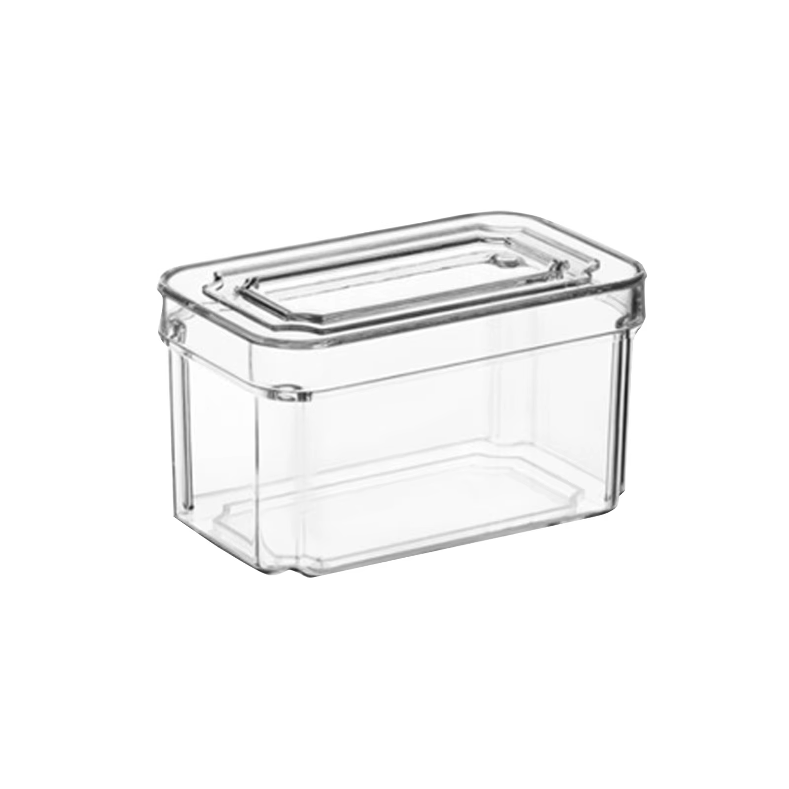 Nouveau bac organisateur de réfrigérateur empilable, boîte de stockage des aliments avec poignée, ga