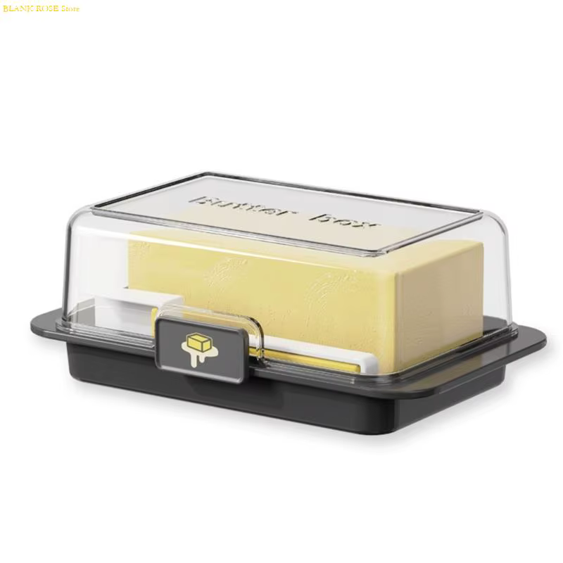 Nouveau plat beurre avec couvercle beurre divisant boîte rangement Récipient Cuisine rangement range