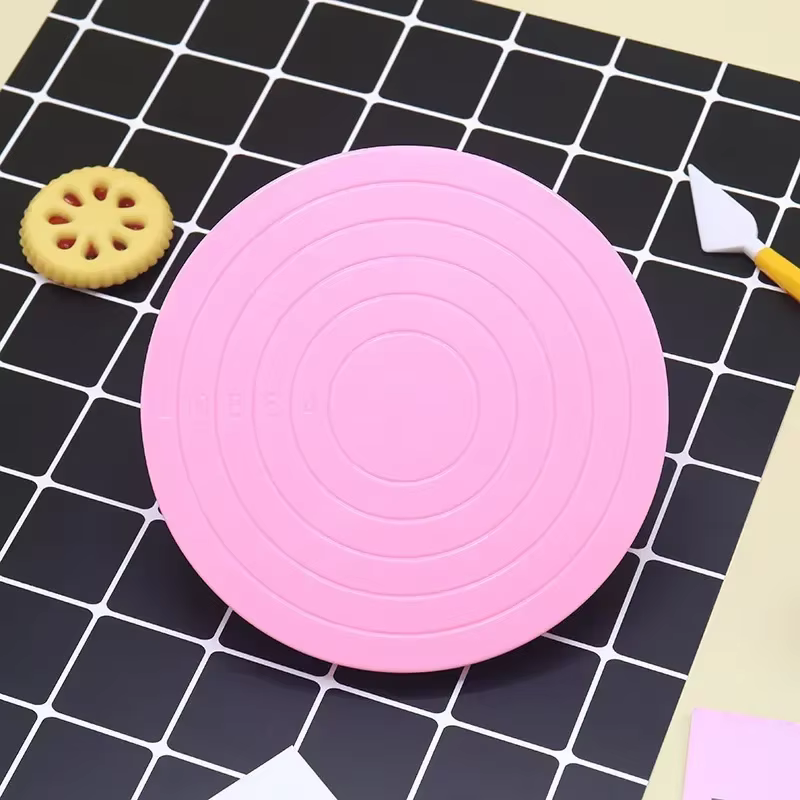 Mini support à strass rond en plastique, table éloignée de gâteau bricolage, plate-forme révoltante 