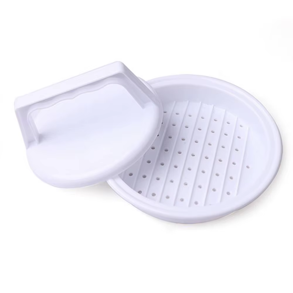 Presse à hamburger en plastique, 1 pièce, pour viande farcie, grill, fête, barbecue, moule, outil de