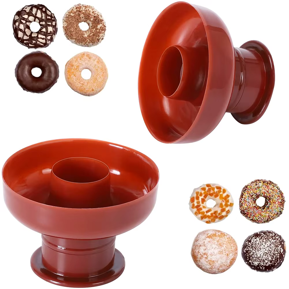 1PC bricolage beignet moule fabricant et coupe pour boulangerie et Dessert cuisson beignet fabricant