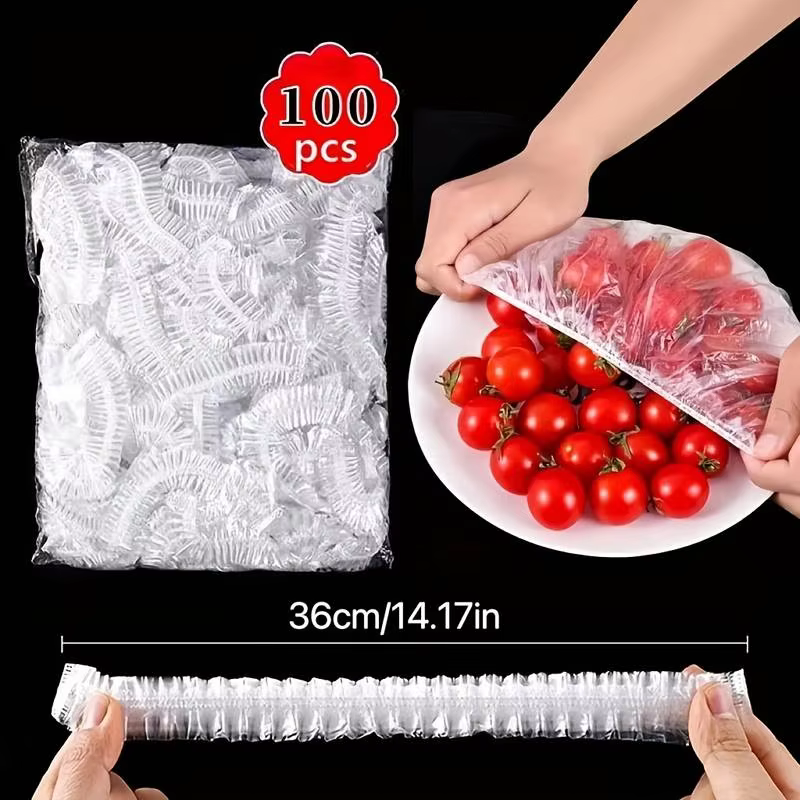 Couvercles de stockage d'emballage alimentaire réutilisables, sacs pour bol, plaque élastique, couve