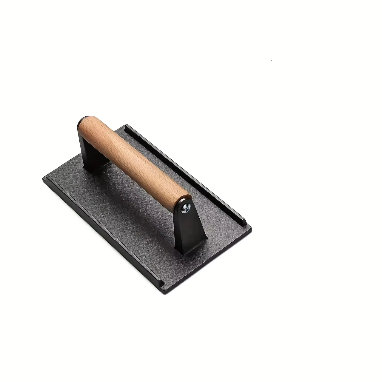 Presse à viande rectangulaire en fonte, ronde et robuste, pour Steak, hamburger, Barbecue, gril à de