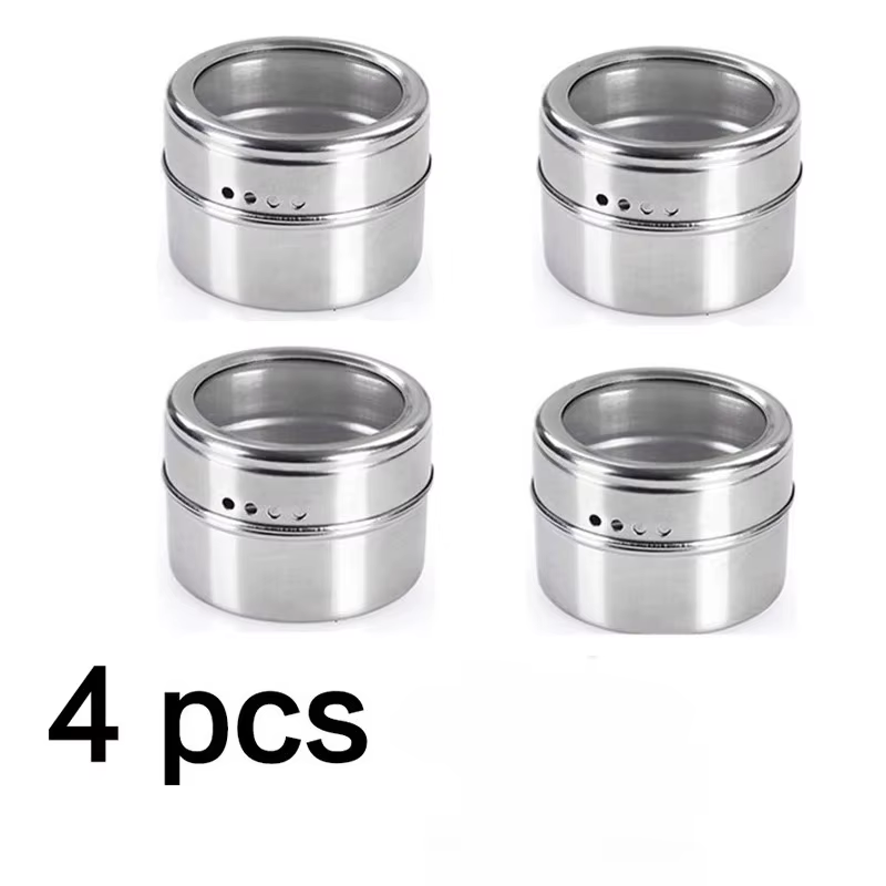 Pot à épices magnétique de 70ml, boîte de rangement scellée pour barbecue, boîte de poudre, réservoi