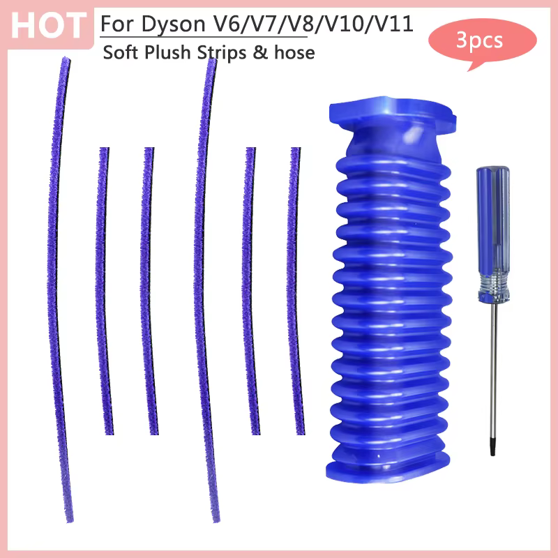 Pour Dyson V6 V7 V8 V10 V11 produits Robot aspirateur brosse de sol tuyau bandes de velours doux acc