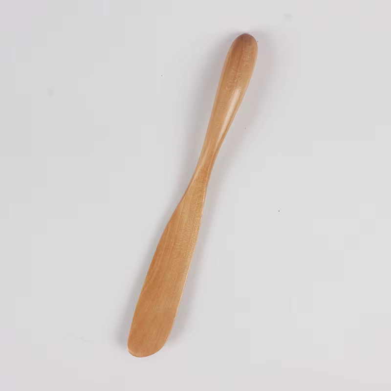 Couteau à confiture en bois massif japonais, couteau à pain et à gâteau naturel, couteau à beurre mu