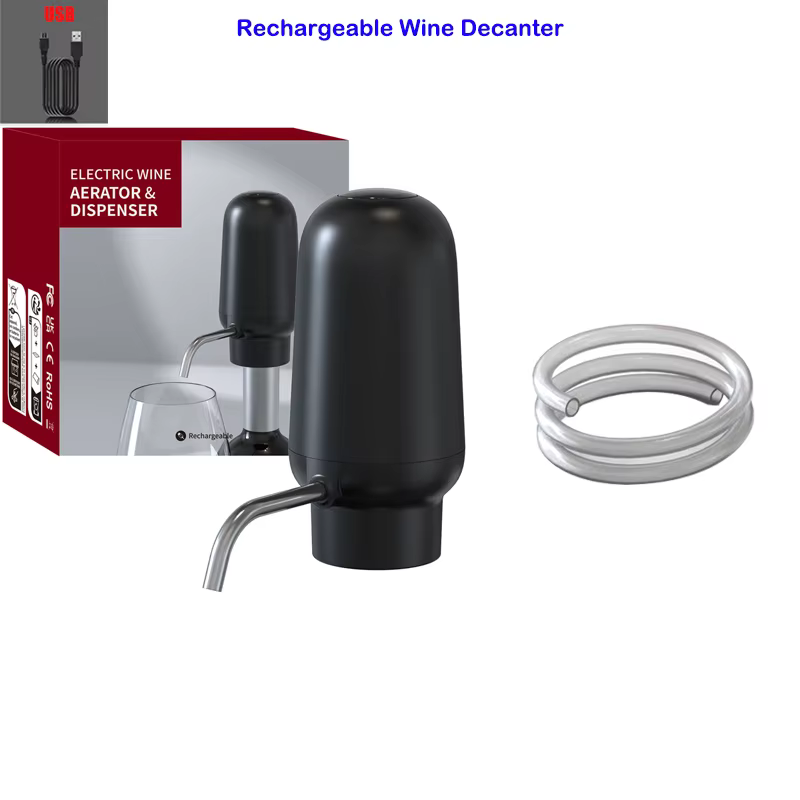 Distributeur d'aérateur de vin électrique Rechargeable, carafe à vin automatique à une touche, acces