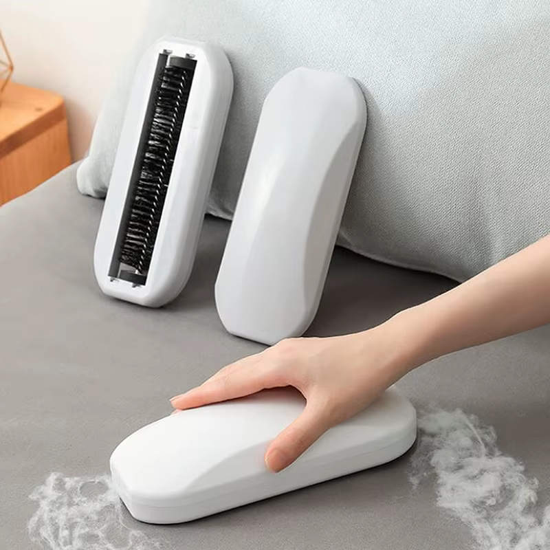 Brosse à poussière en plastique pour tapis et table de chevet, balayeuse de miettes, nettoyeur de pe