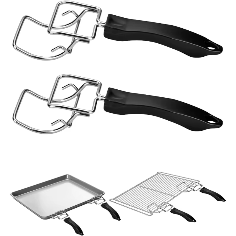Extracteur plateaux four, 2 pièces, grilles d'extraction, outil poussée avec poignée, livraison dire