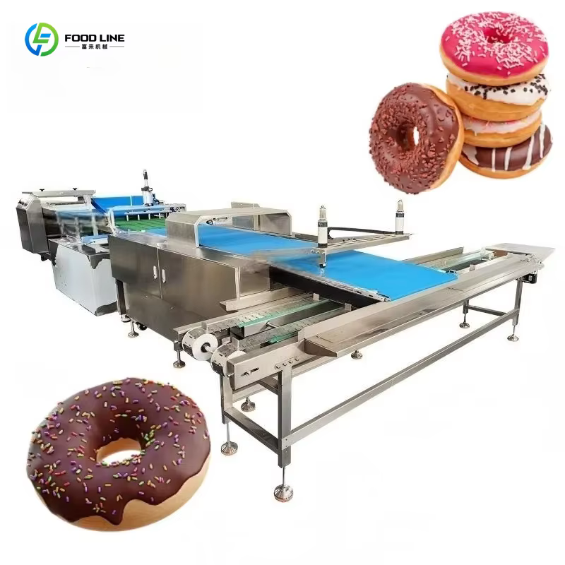 Machine automatique de fabrication de beignets sur mesure, haute efficacité, pour usage en boulanger