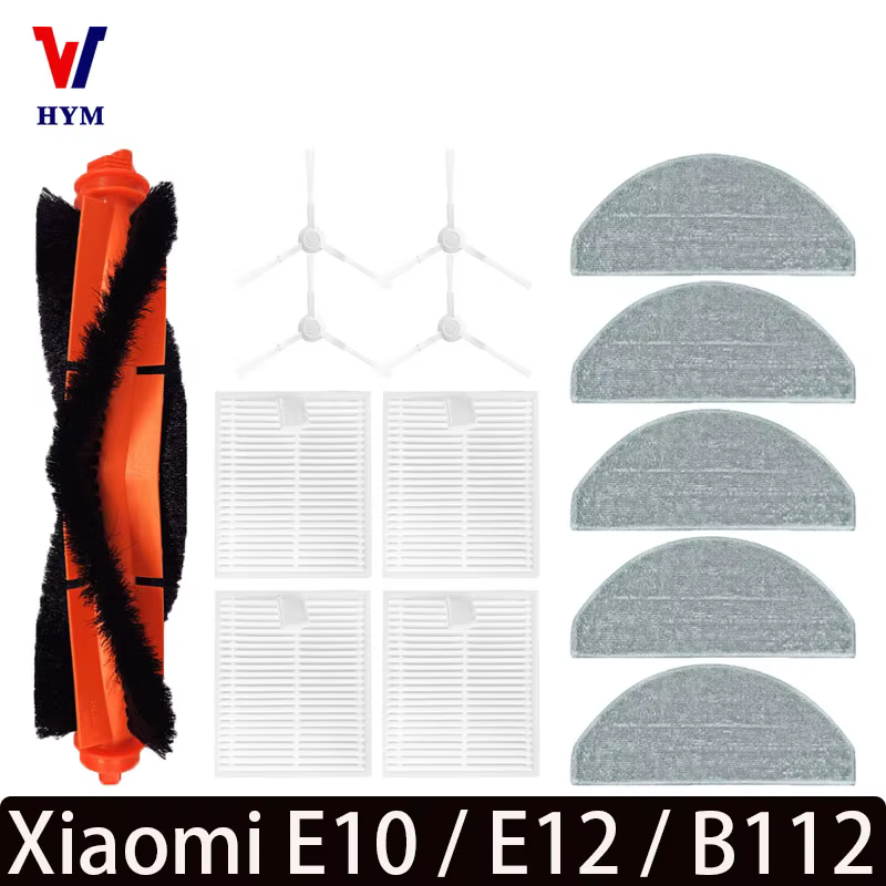 Pièces de rechange pour aspirateur robot de balayage Xiaomi E12 E10 B112, brosse principale, brosse