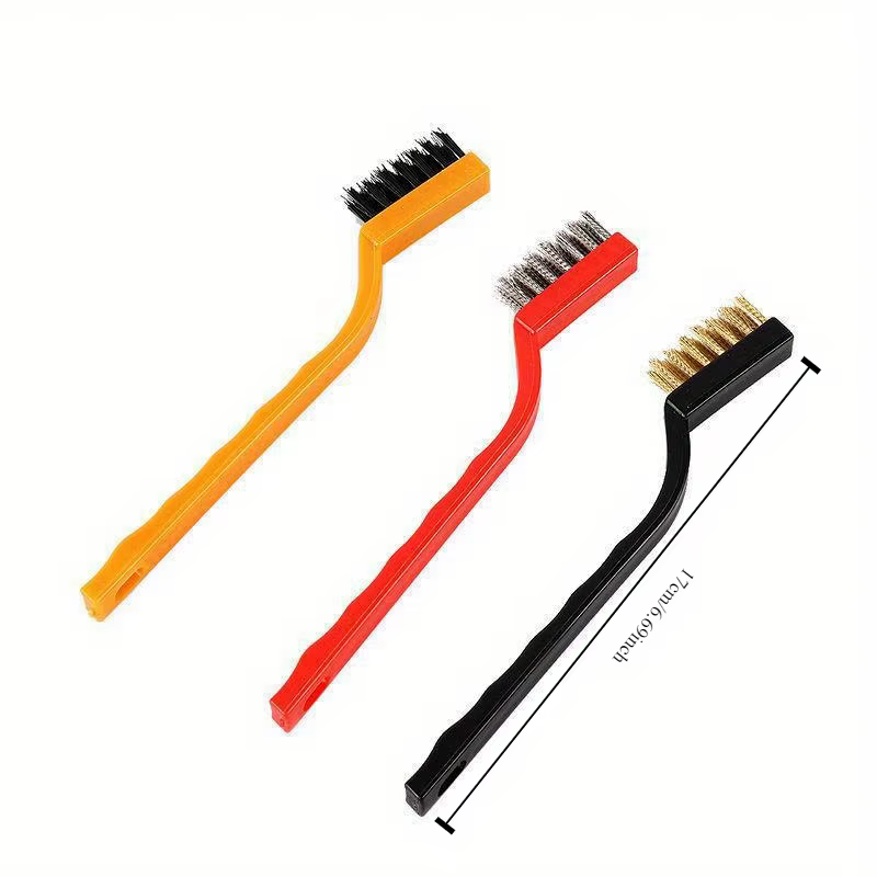 Brosse de nettoyage de cuisinière à gaz, épurateur de fil métallique, outils en cuivre et en fer, él