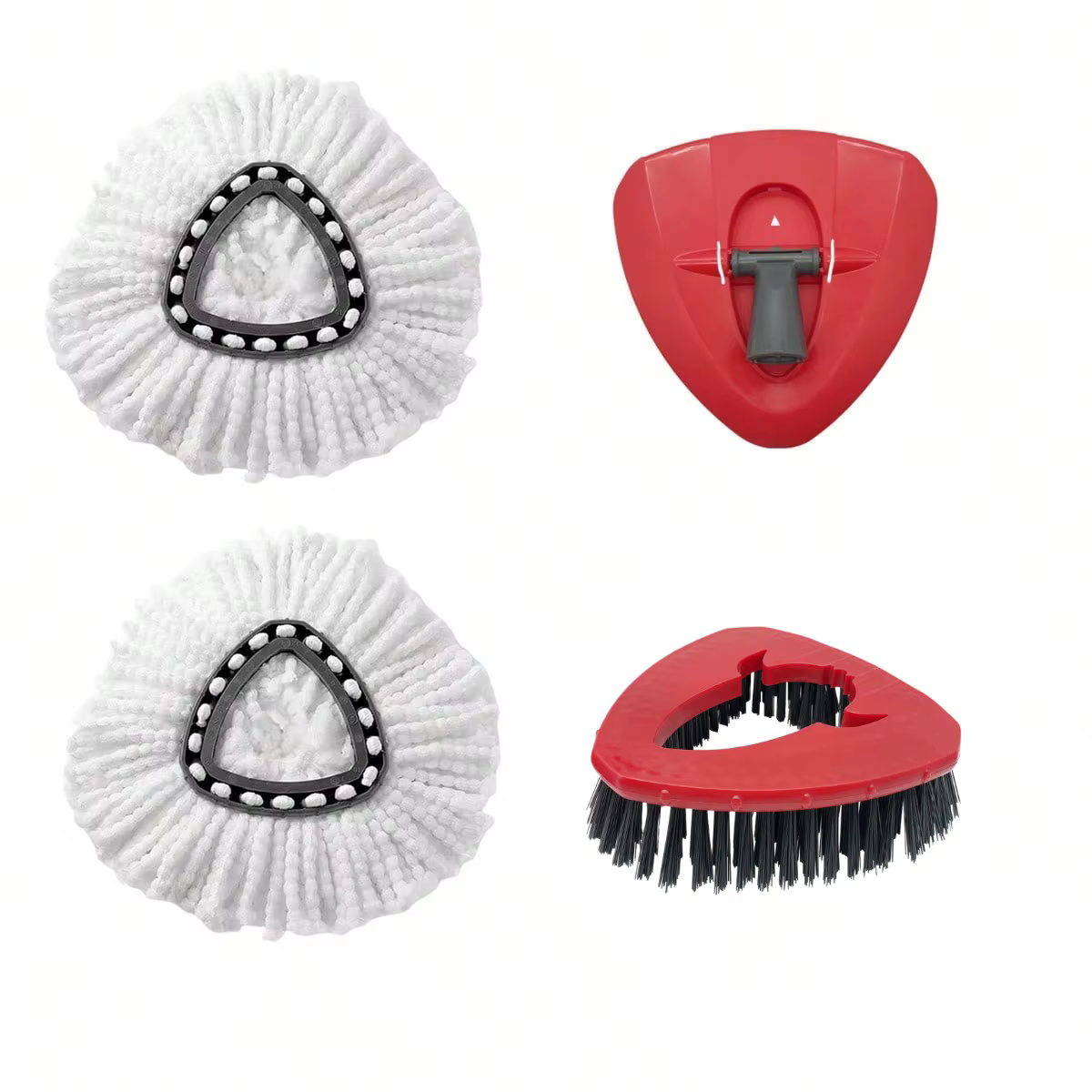 2 têtes de rechange pour vadrouille, 1 base de vadrouille et 1 jeu de brosses à récurer pour O-Cedar