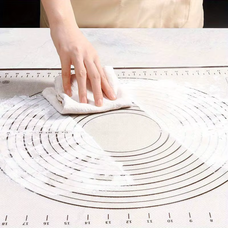 Tapis de cuisson en Silicone surdimensionné 80/70/60cm, 1 pièce, tapis de pâtisserie roulant, pétris