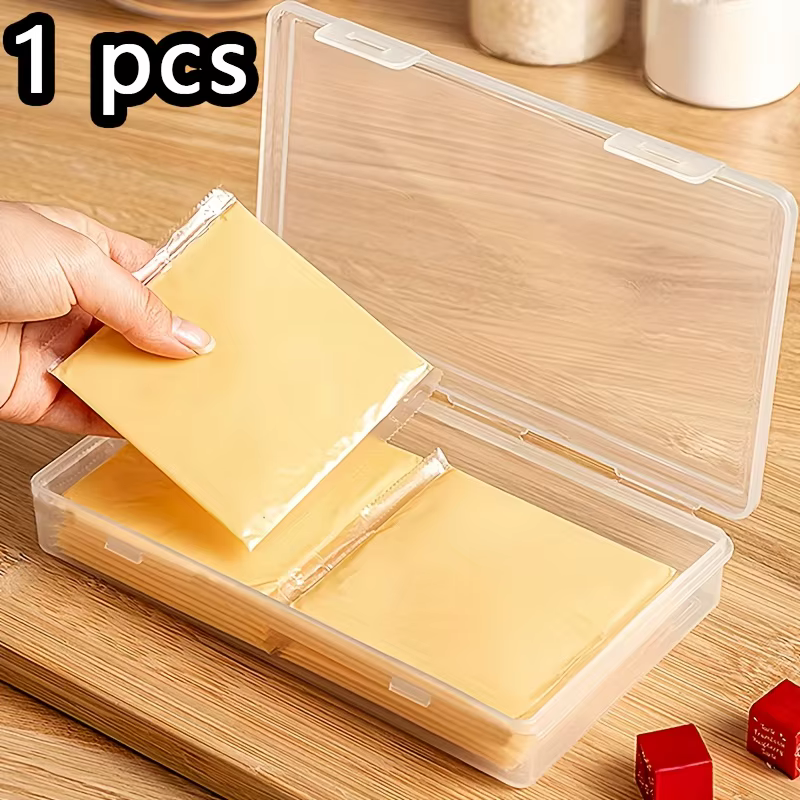 Boîte de rangement transparente pour fromage, conception d'étanchéité à encliquetage, évite la conta