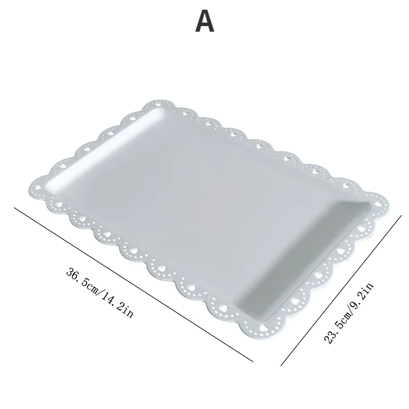 Présentoir à gâteau en plastique pour Makaron et fruits secs, décoration de table de fête