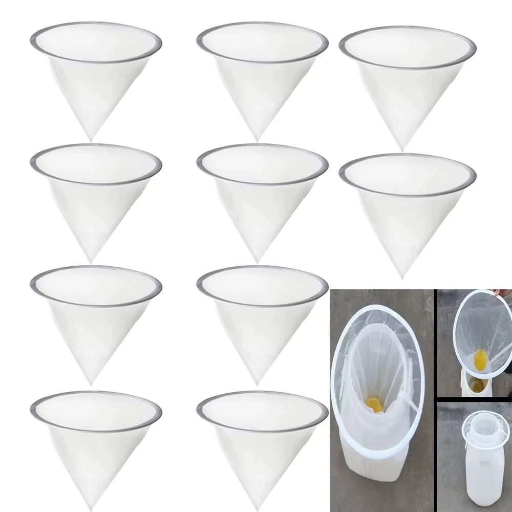10 pièces passoires à miel apiculture miel abeille filtre maille sac filtres extrait outils apicultu