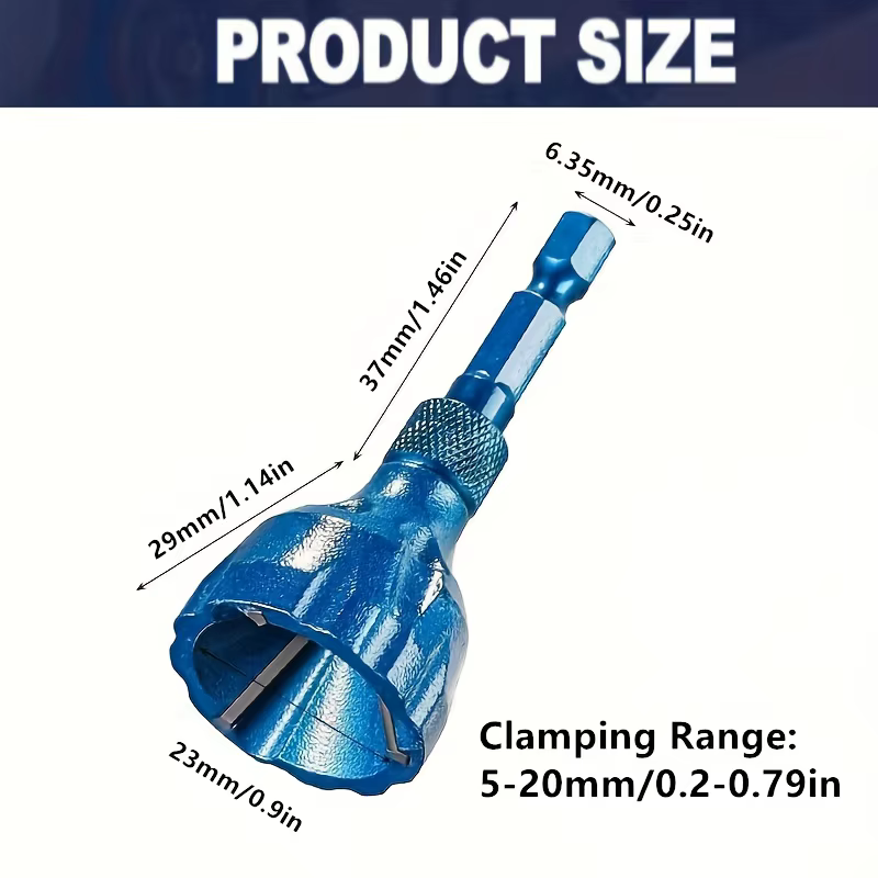 Couteau à chanfreiner à tige hexagonale – Débavure et chanfreinage des bords extérieurs, réparation