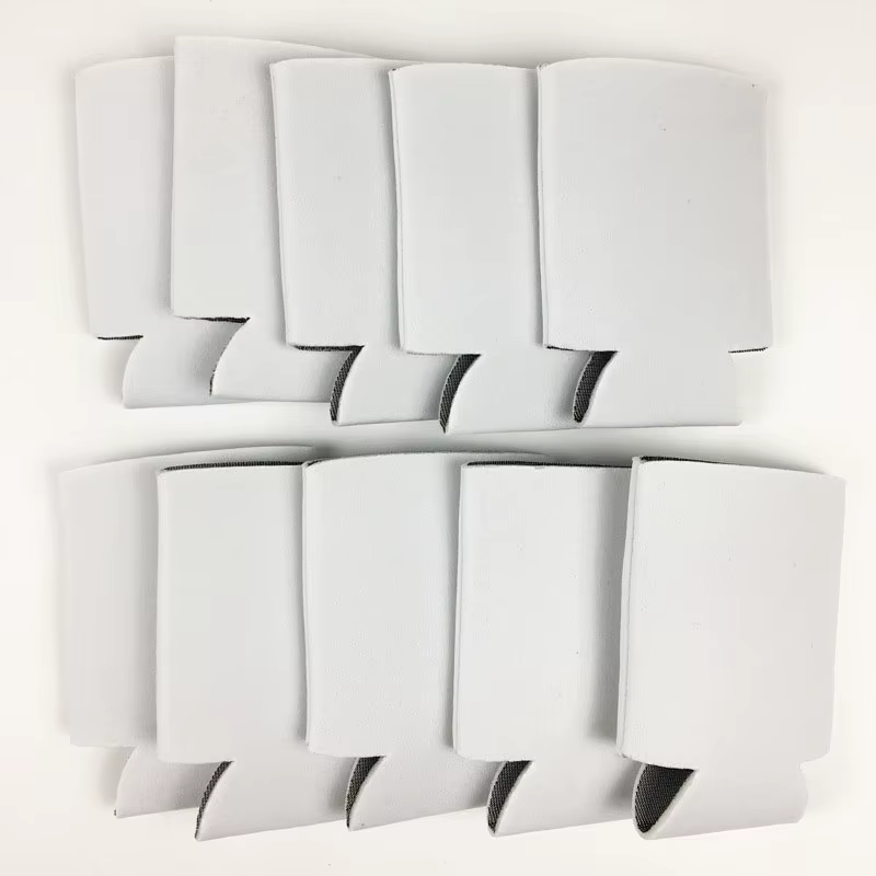 Lot de manchons isolants pour canettes de bière en néoprène, 10 pièces, couvercle rond, bouteille, t